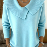 Zoé | Meleg pulóver puha gallérral