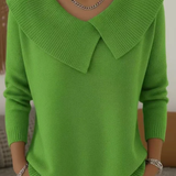 Zoé | Meleg pulóver puha gallérral