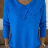 Zoé | Meleg pulóver puha gallérral