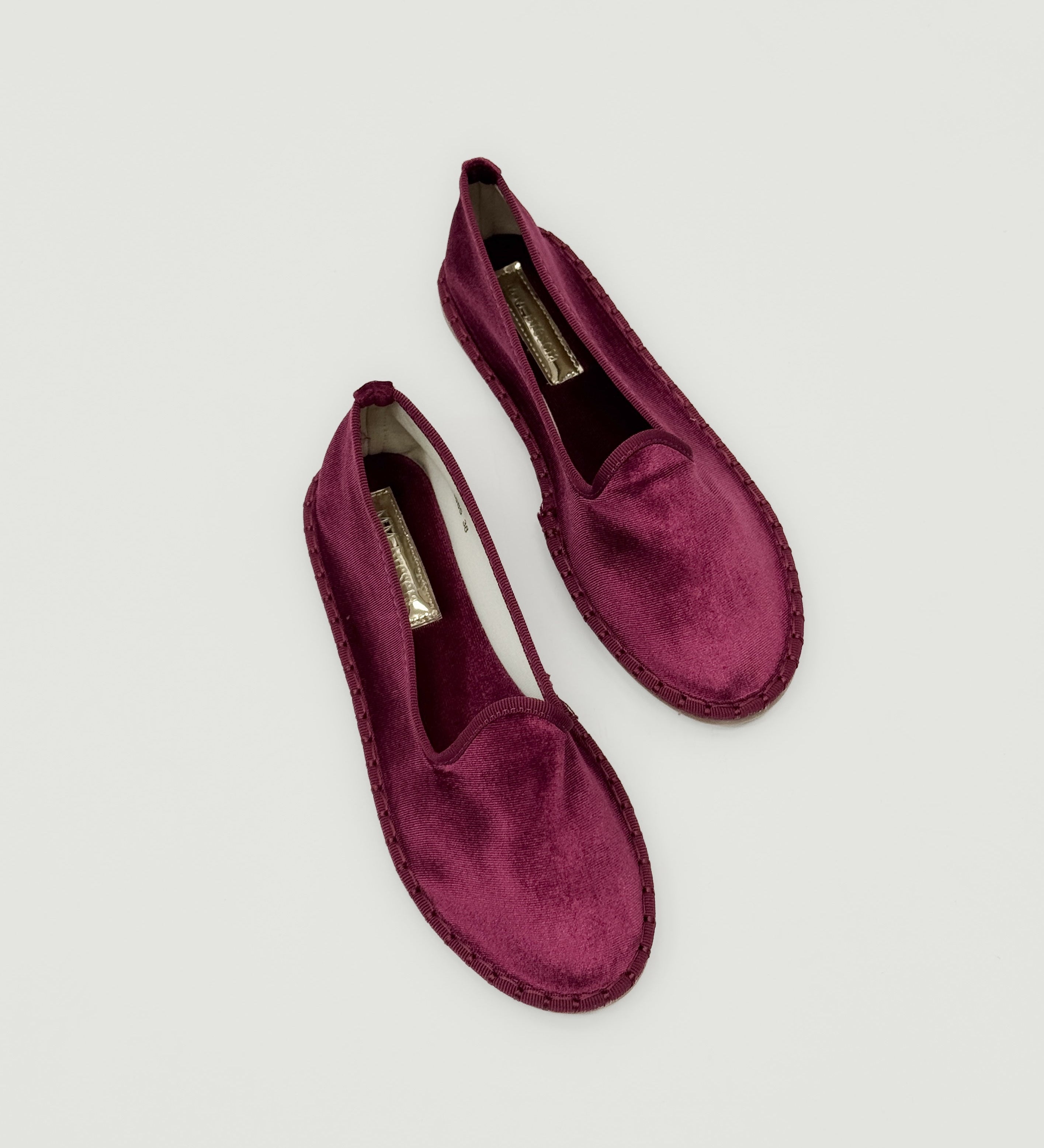 Stilus Noknek™ - Kék bársony női alpargata