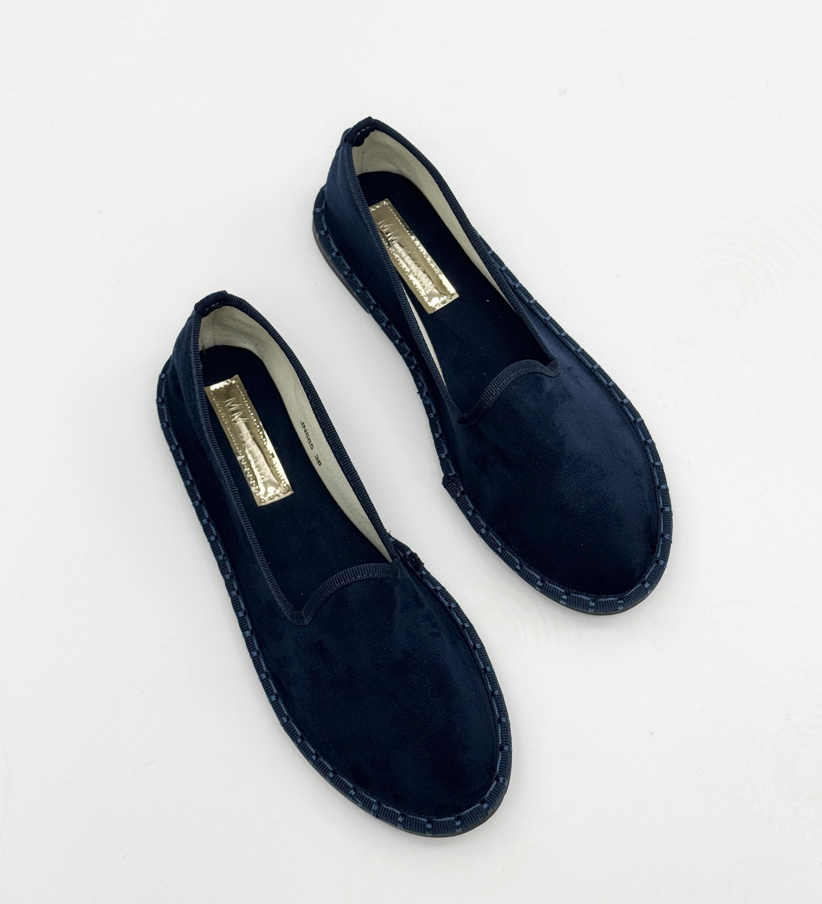 Stilus Noknek™ - Kék bársony női alpargata