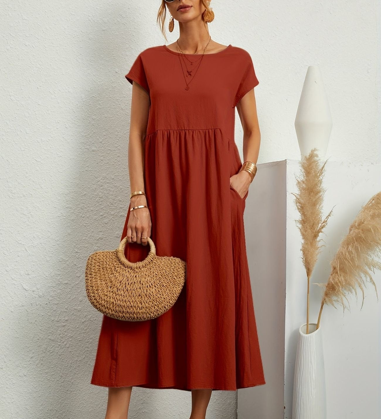 Elena | Vestido arejado de primavera