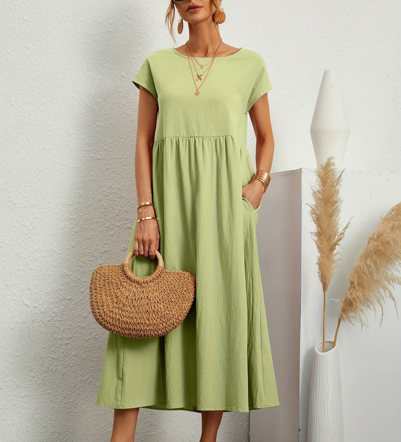 Elena | Vestido arejado de primavera