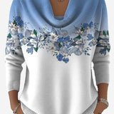 Anna - Vintage virágos pulóver