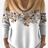 Anna - Vintage virágos pulóver